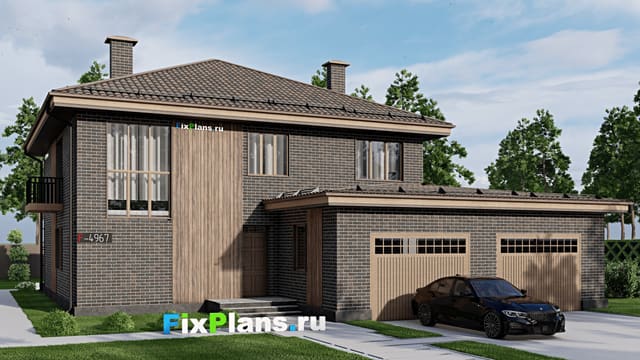 Двухэтажный дом F-4967