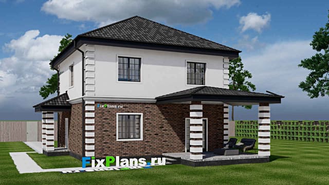 Двухэтажный дом F - 1619